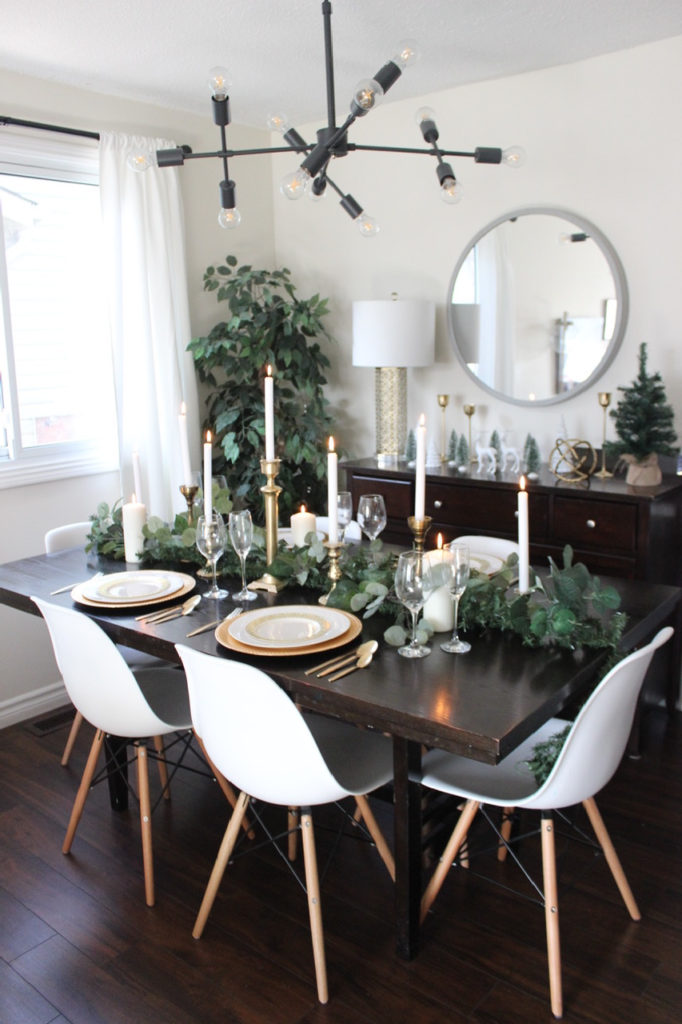 EASY, INEXPENSIVE, ELEGANT HOLIDAY TABLESCAPE – life happened